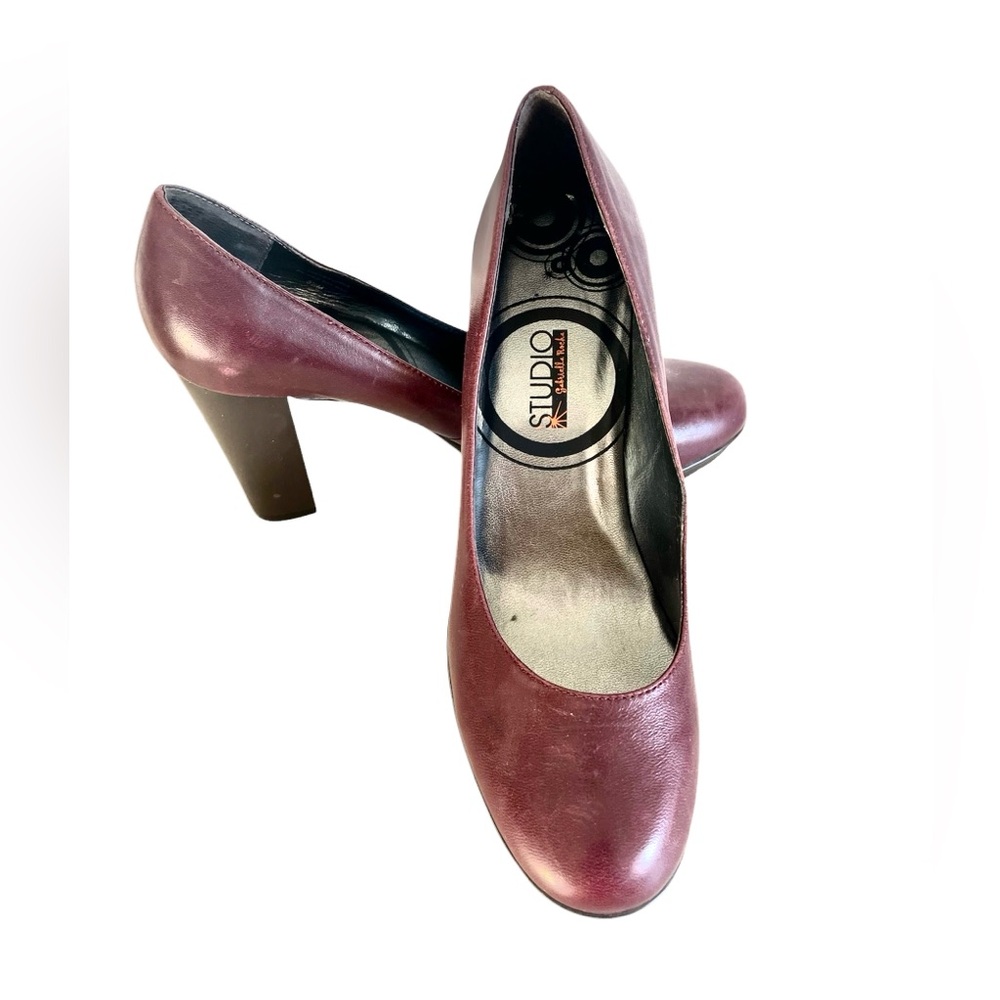 Gabriella Rocha Burgundy Woman Platform Heel Size 8 NWOB